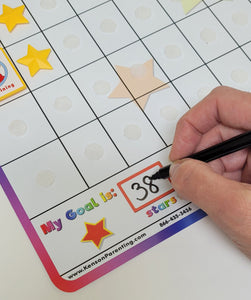 "I Can Do It!" Reward Chart with FREE BONUS family rules and reward stickers!