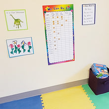Load image into Gallery viewer, We Can Do It! Customizable Dry Erase Incentive Chart with Cling Stars!