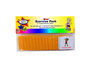 "I Can Do It" My Daily Checklist/ Exercise Bundle by Kenson Kids