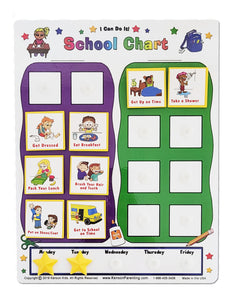 I Can Do It! Before and After School Chart by Kenson Kids