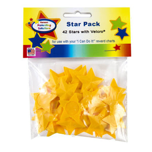 "I Can Do It!" Reward Chart Supplemental Star Pack of 42 by Kenson Kids