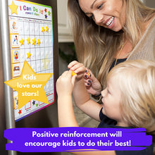 Load image into Gallery viewer, &quot;I Can Do It!&quot; Reward Chart with FREE BONUS family rules and reward stickers!