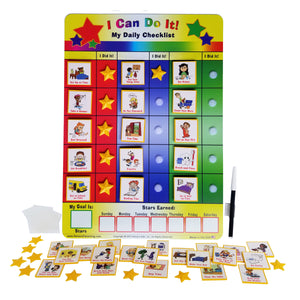 "I Can Do It" My Daily Checklist/ Exercise Bundle by Kenson Kids
