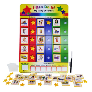 "I Can Do It" My Daily Checklist/ School Subjects Bundle by Kenson Kids