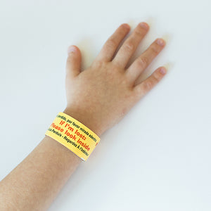 Safety Travel ID Bands by Kenson Kids - Kenson Parenting Solutions