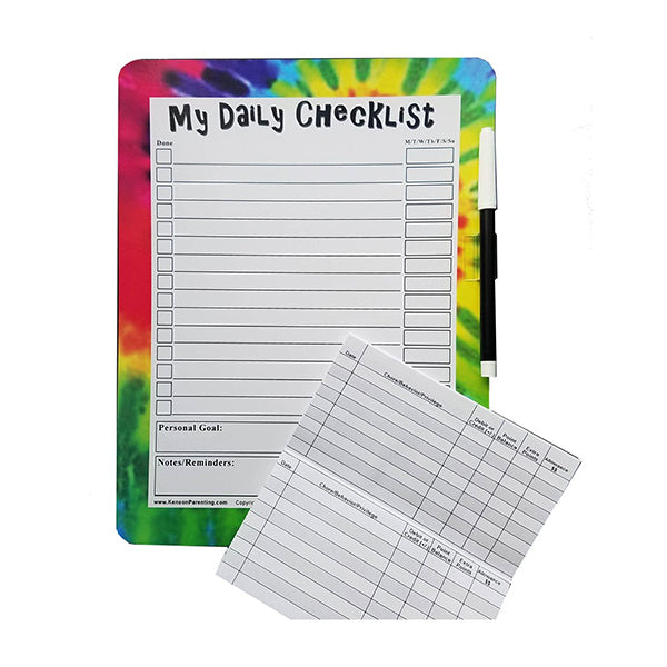On Track! Responsibilty and Behavior Daily Checklist and Register (or add on for On Track System) - Kenson Parenting Solutions