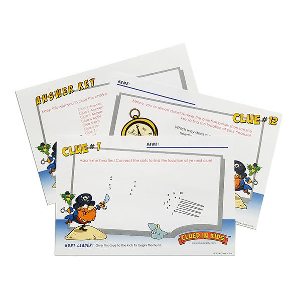 Pirate Treasure Hunt by Clued in Kids - Kenson Parenting Solutions