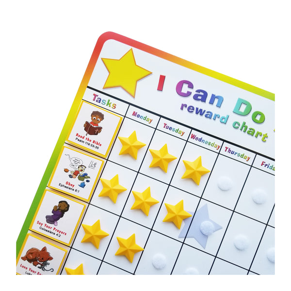 "I Can Do It!" Reward Chart Supplemental Christian Living Pack by Kenson Kids - Kenson Parenting Solutions