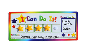 "I Can Do It!" Star Token Board Incentive Chart by Kenson Kids - Kenson Parenting Solutions